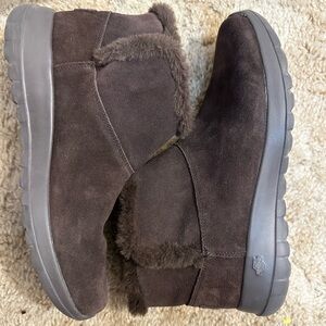 Brown Sketcher Ankle Boots